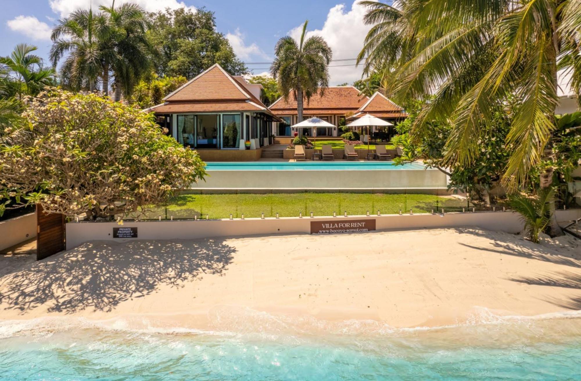 Bacaya Beachfront Villa Pantai Bangrak Luaran gambar